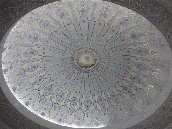 Wonderful ... an ornate dome in the Islamic Arts Museum
